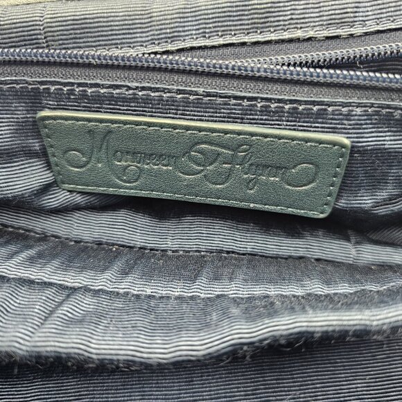 House of Flynn Purse Camera Bag Travel Shoulder Bag Hand Bag Green Velvet LARGE - Picture 12 of 16